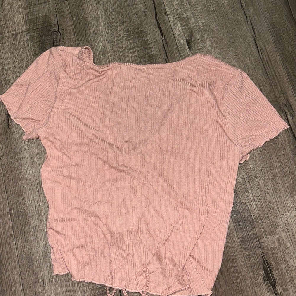 Pink Ruched Top - Picture 2 of 3
